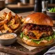 Burger Lab – Signature Bacon Jam Burger fűszeres, sütőben sült burgonyával