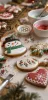 Hóember és karácsonyi mézeskalácsok az ünnepi asztalon – mézeskalács díszítő workshop